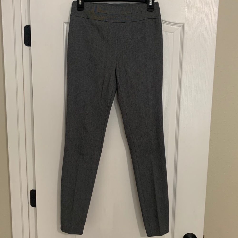 New York & Company Gray High-waisted Dress Pants